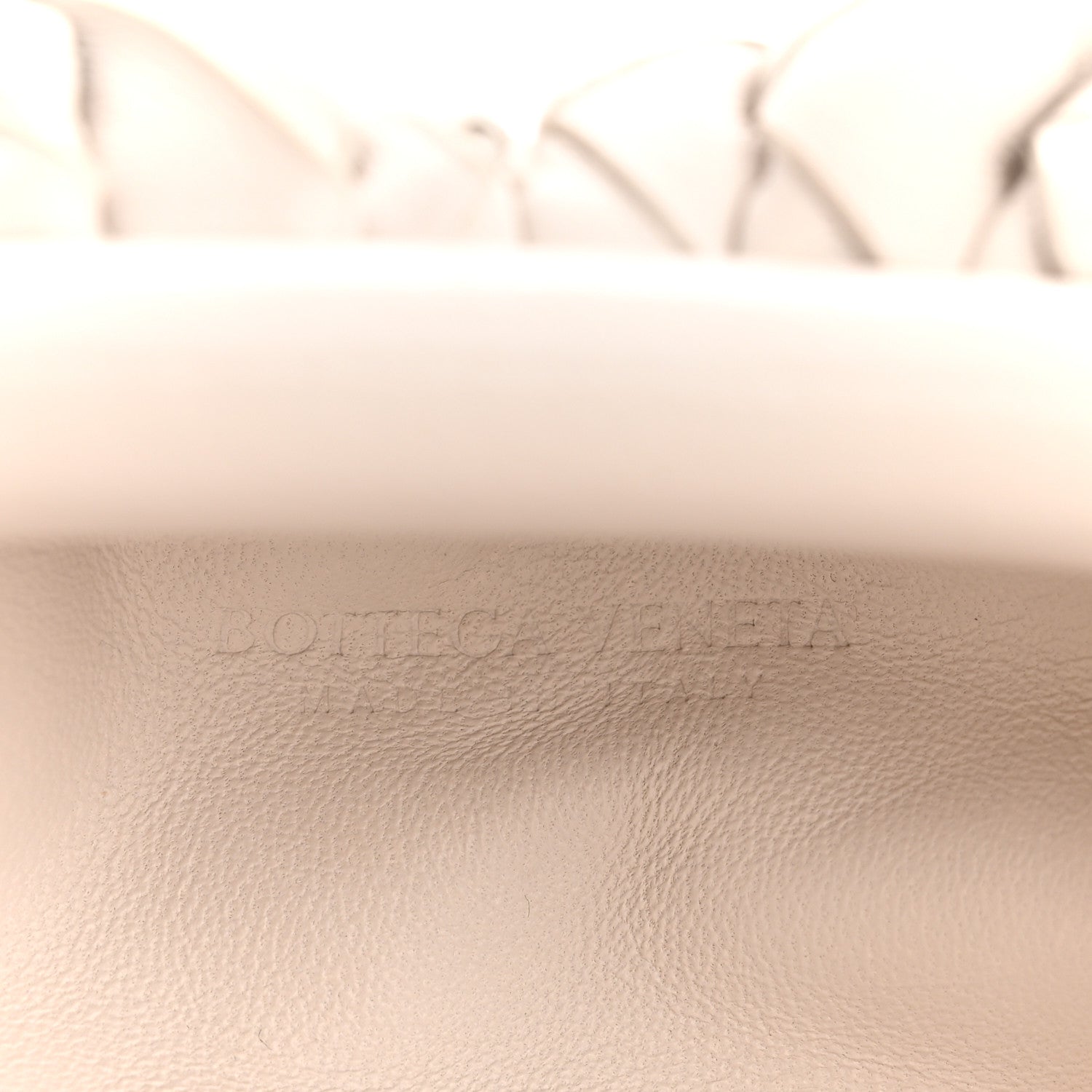 Nappa Intrecciato The Mini Pouch Chalk