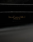 Patent Small Monogram Kate Satchel Black