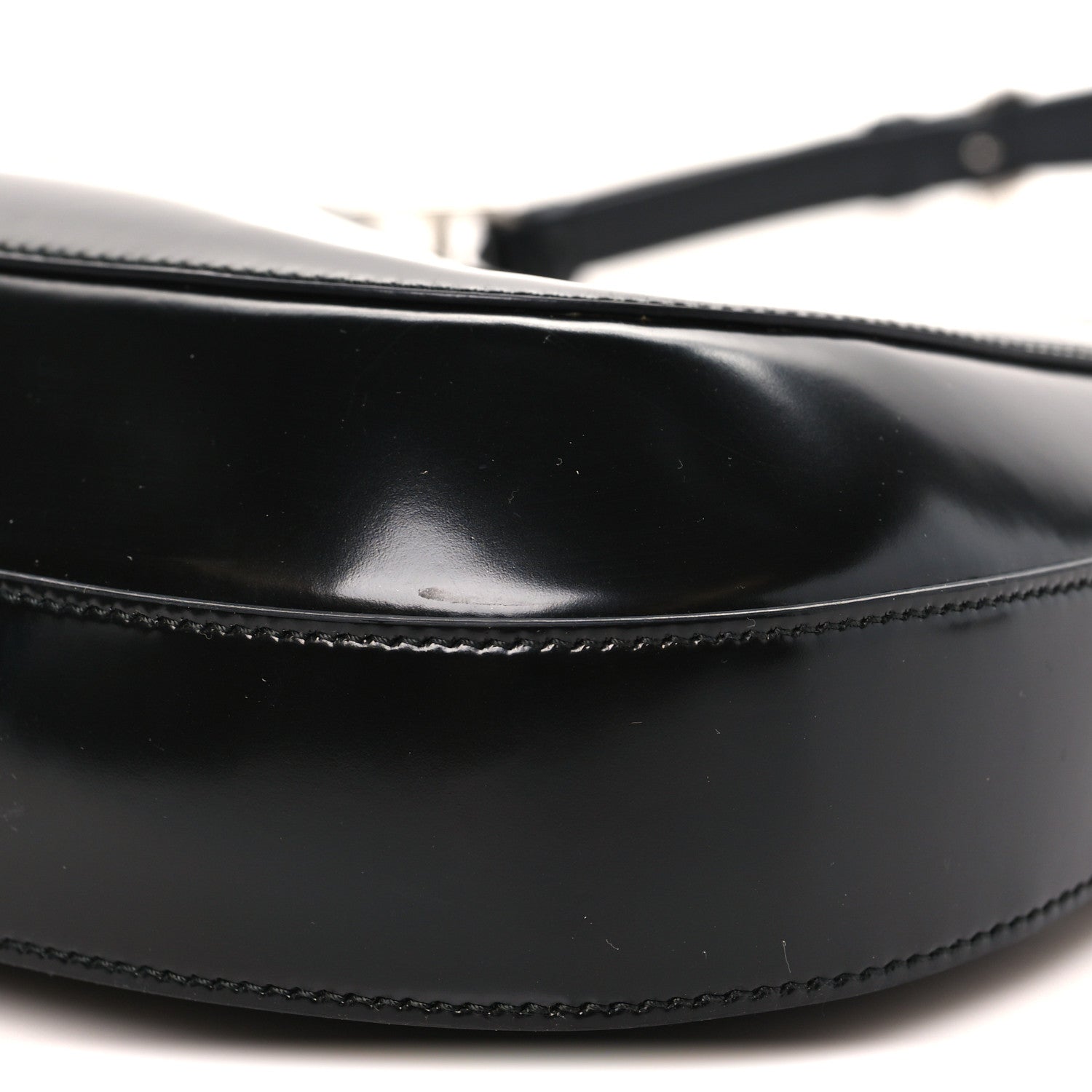 Spazzolato Large Cleo Adjustable Strap Shoulder Bag Black