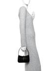 Smooth Calfskin Le 5 A 7 Mini Hobo Black
