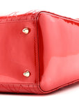 Patent Cannage Stitched Medium Lady D1OR Red