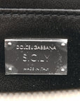 Satin Crystal Pave Medium Sicily Tubes Black