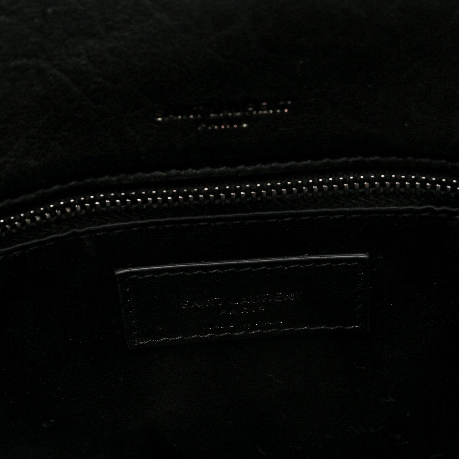 Grained Lambskin Monogram Large Niki Chain Satchel Black