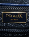 Saffiano Large Galleria Double Zip Tote Bluette