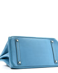 Togo Birkin 35 Blue Jean