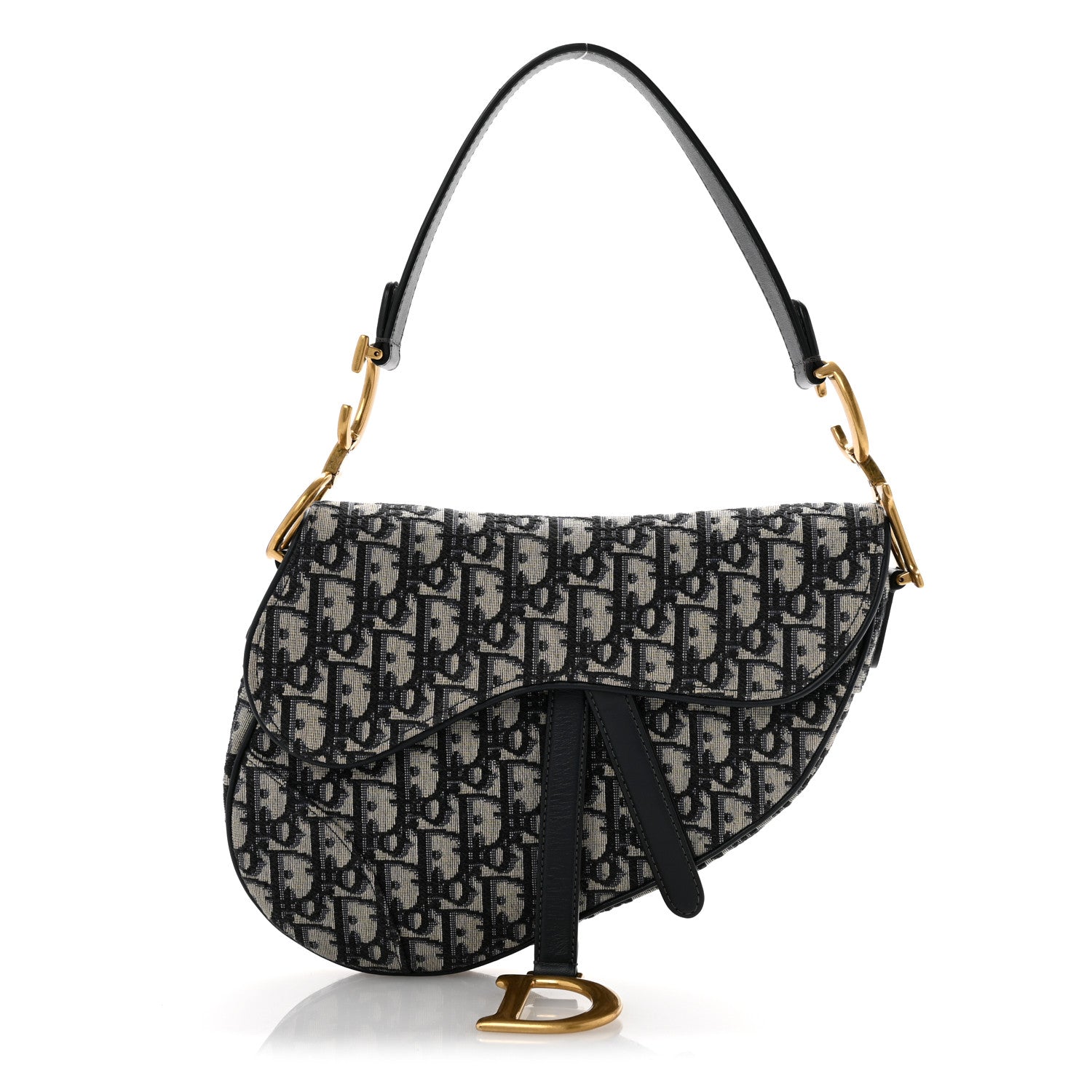 Oblique Saddle Bag Blue