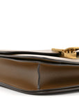 Box Calfskin Medium Classic Box Flap Bag  Camel
