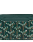 Goyardine Saint Sulpice Card Holder Green