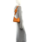 Re-Nylon Saffiano Re-Edition 2005 Shoulder Bag Amber