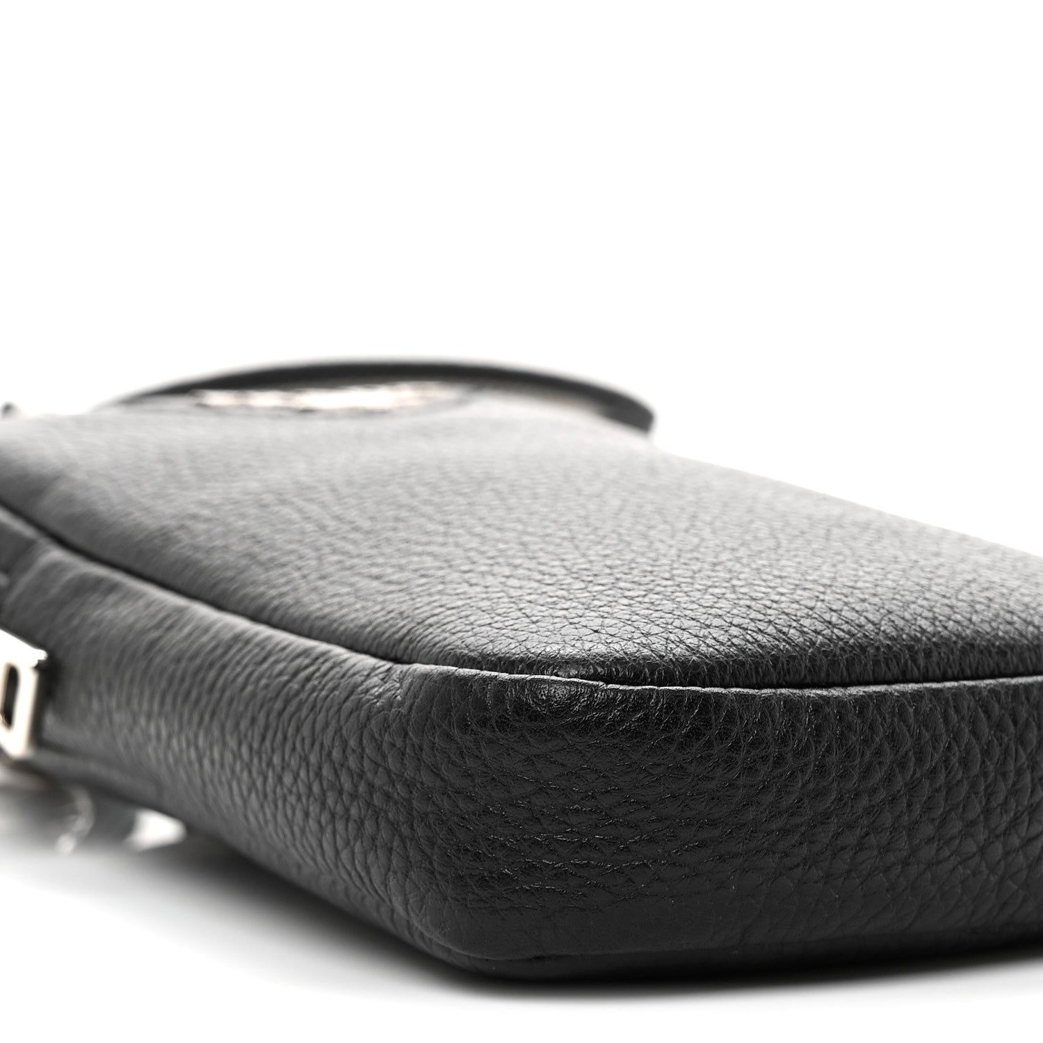 Vitello Daino Soft Mini Crossbody Bag Black