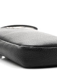 Vitello Daino Soft Mini Crossbody Bag Black