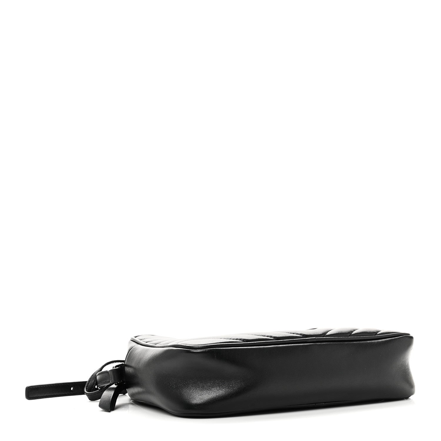 Calfskin Matelasse Monogram Lou Camera Bag Black
