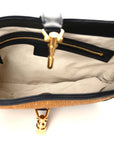 Straw Lux Boarded Dyana Lux Calfskin Small Jackie 1961 Hobo Natural Blue