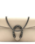 Dollar Calfskin Crystal Super Mini Dionysus Shoulder Bag Mystic White Black Diamond