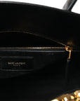 Calfskin Small Sac De Jour Black