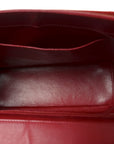 Caviar Quilted Large Business Affinity Flap Red