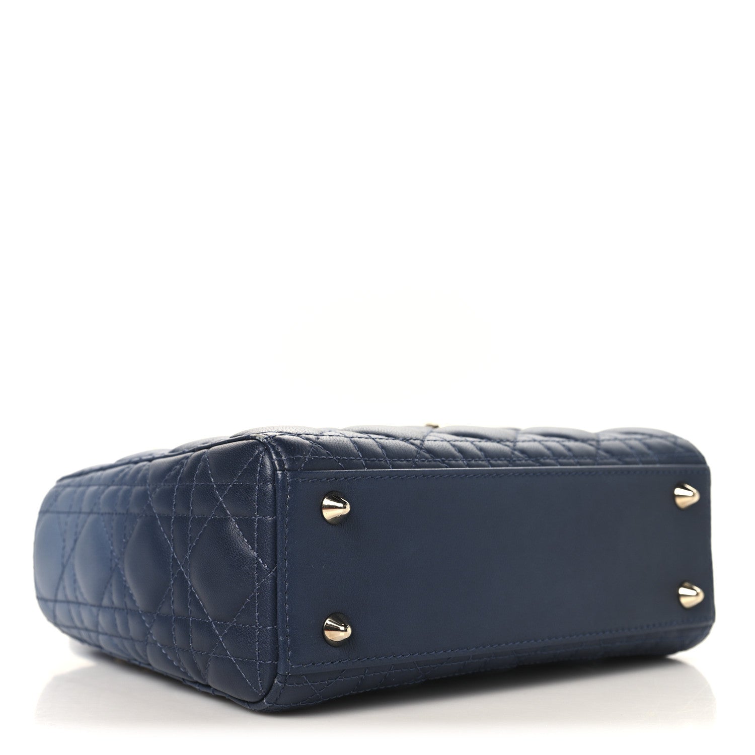 Lambskin Cannage Gradient Small My ABCD1OR Lady D1OR Indigo Blue