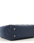 Lambskin Cannage Gradient Small My ABCD1OR Lady D1OR Indigo Blue