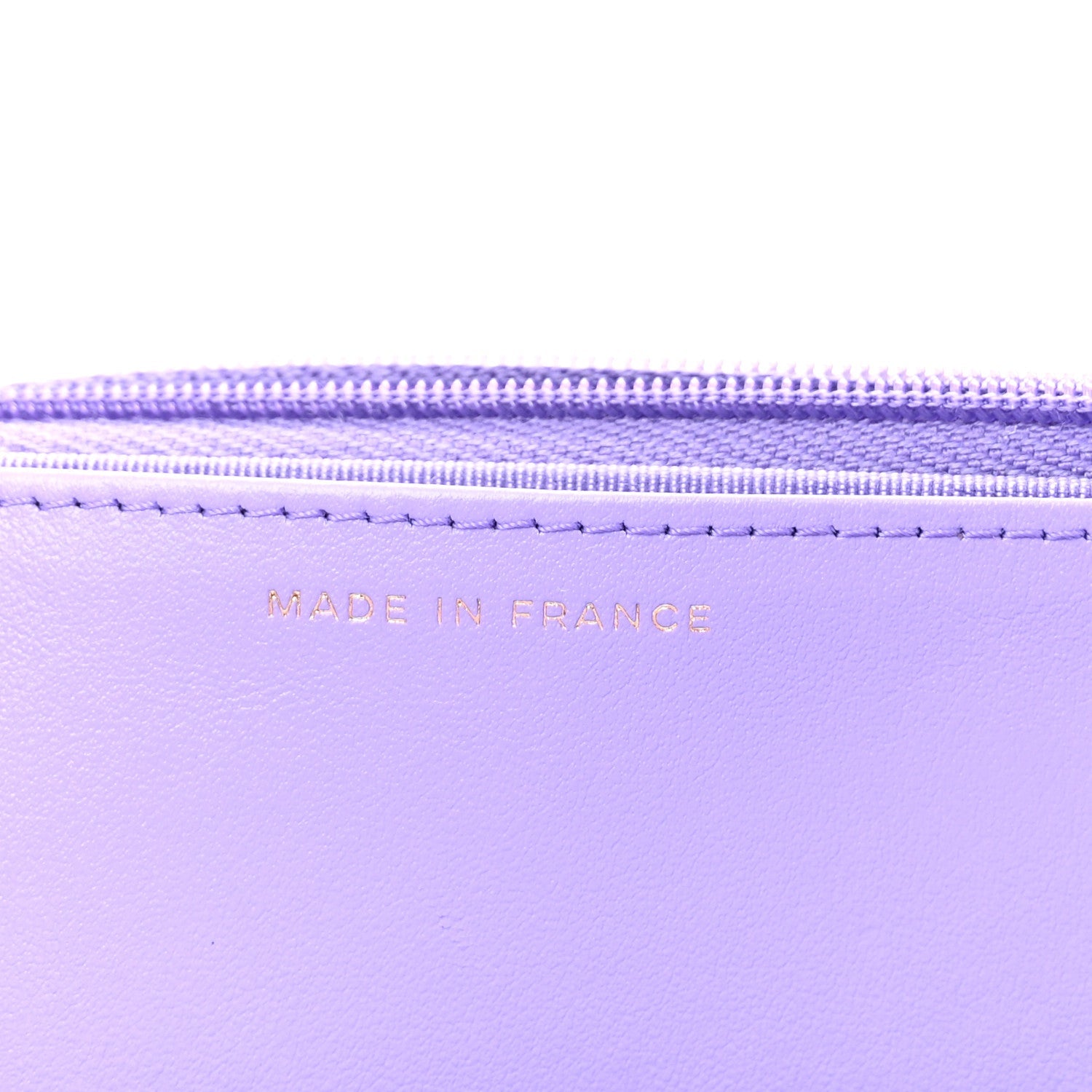 Caviar Quilted Wallet On Chain WOC Purple