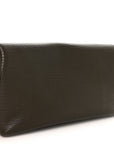 Grained Lambskin Large Cassandre Envelope Pouch Light Musk