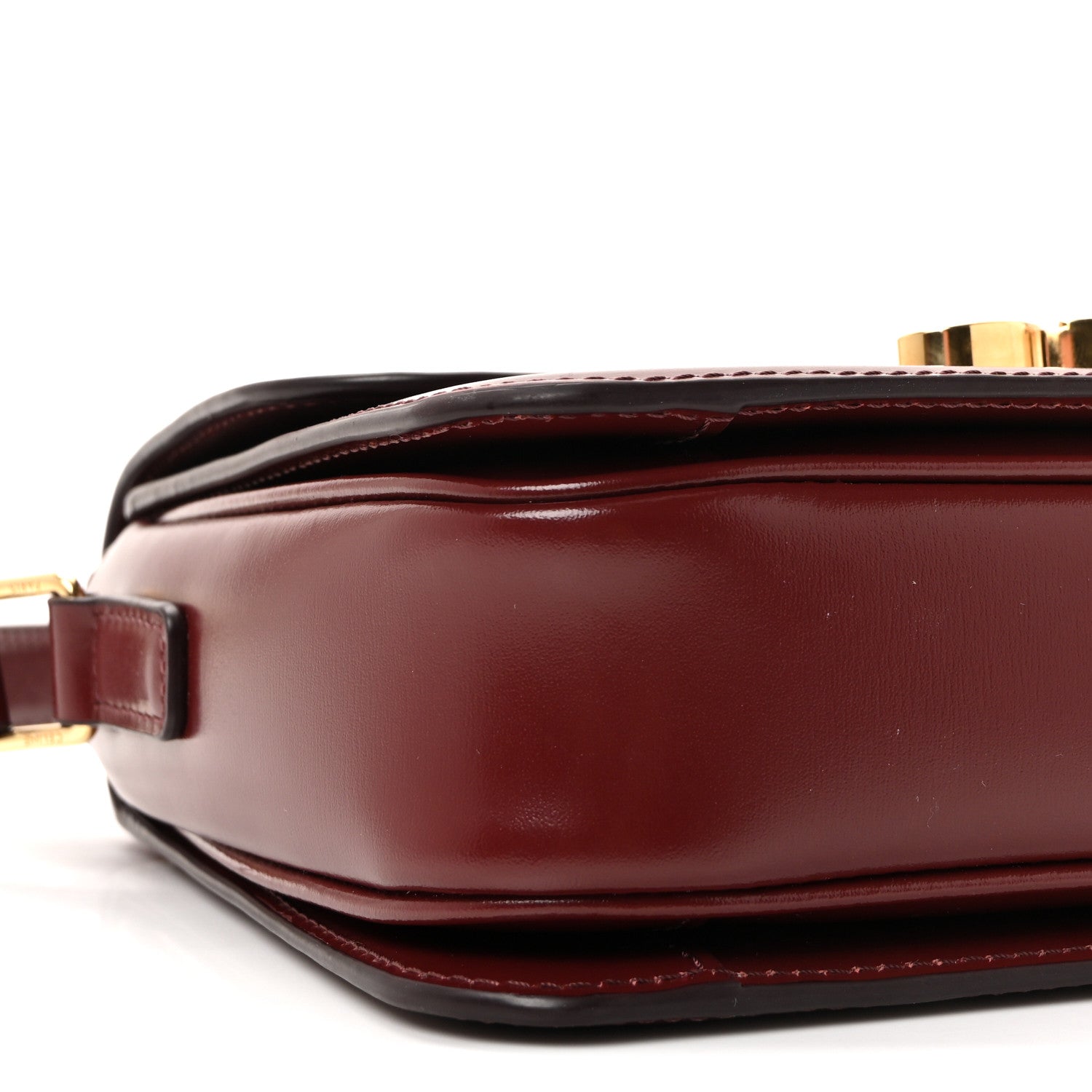 Shiny Calfskin Teen Triomphe Light Burgundy