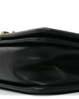 Lambskin Chevron Quilted Medium Boy Flap Black