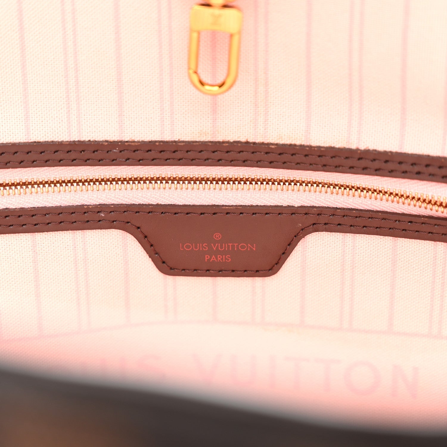 Damier Ebene Neo Neverfull MM Rose Ballerine