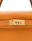 Chevre Chamkila Mini Kelly Sellier 20 Jaune D'or