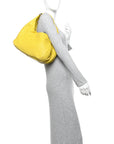 Nappa Intrecciato Medium Campana Buttercup