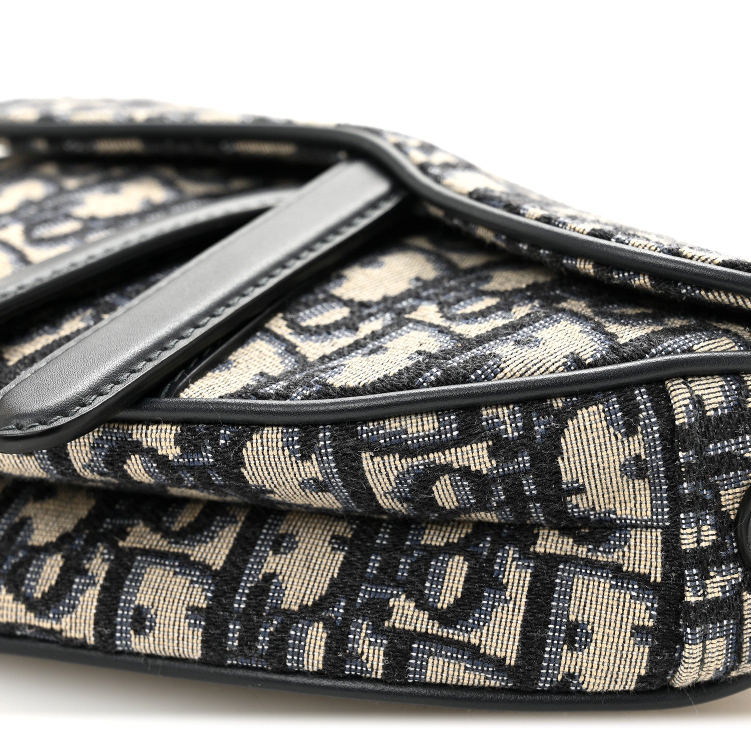 Oblique Mini Saddle Bag Blue