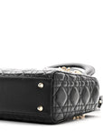 Lambskin Cannage Small My ABCD1OR Lady D1OR Black