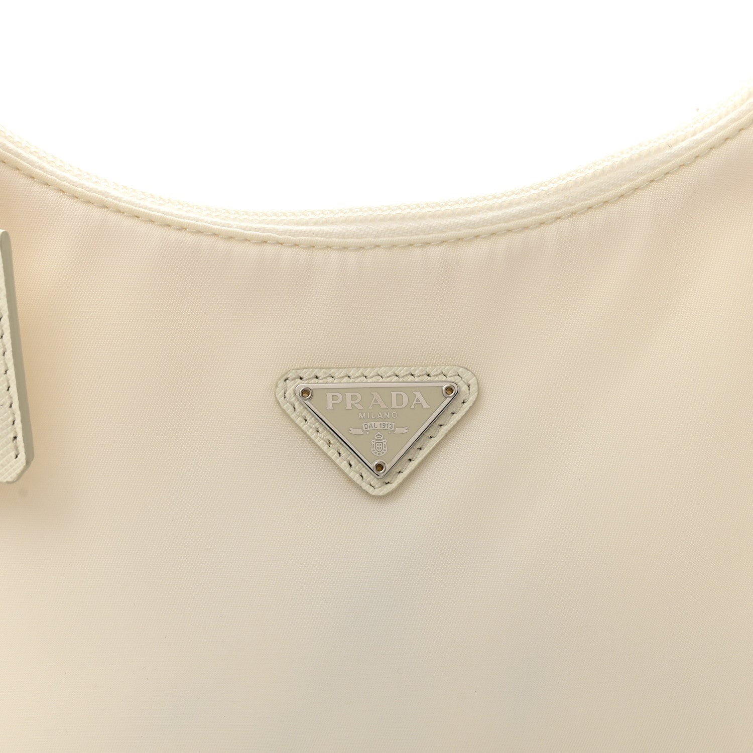 Tessuto Nylon Mini Re-Edition 2000 Bag White