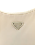 Tessuto Nylon Mini Re-Edition 2000 Bag White