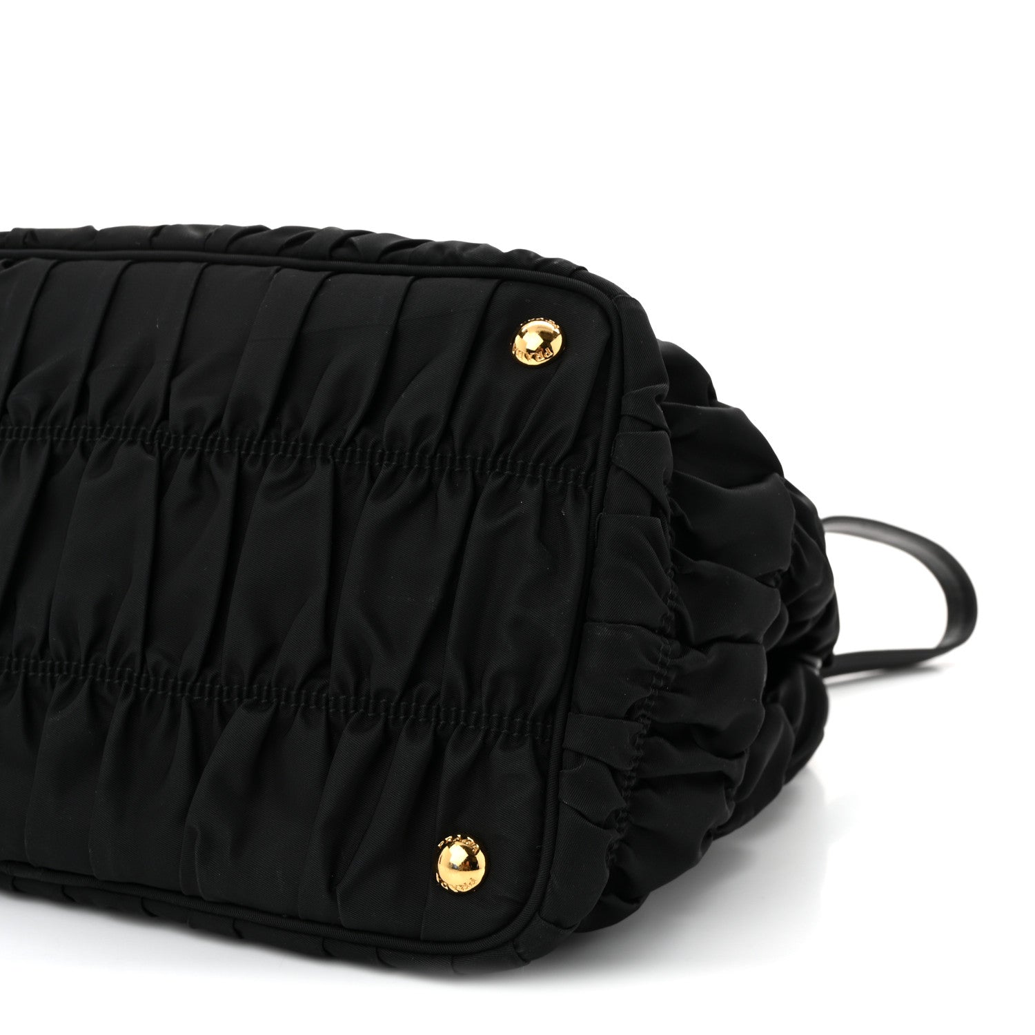 Tessuto Nylon Gaufre Tote Black