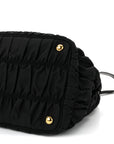 Tessuto Nylon Gaufre Tote Black