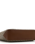GG Supreme Monogram Large Linea A Hobo Light Brown
