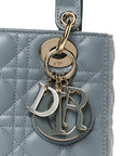 Lambskin Cannage Small My ABCD1OR Lady D1OR Cloud Blue