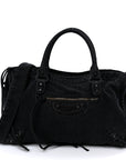 Washed Denim Classic Hardware Medium Le City Black