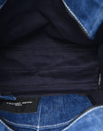 Denim Canvas Large The Tote Bag Blue