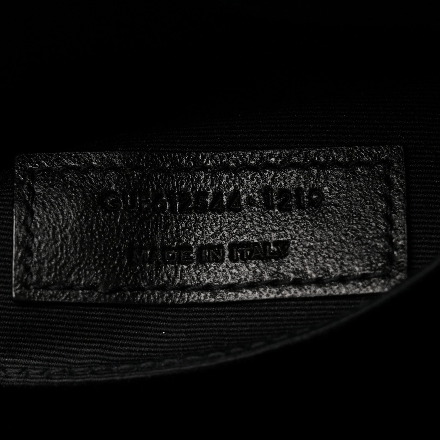 Calfskin Matelasse Monogram Lou Camera Bag Black