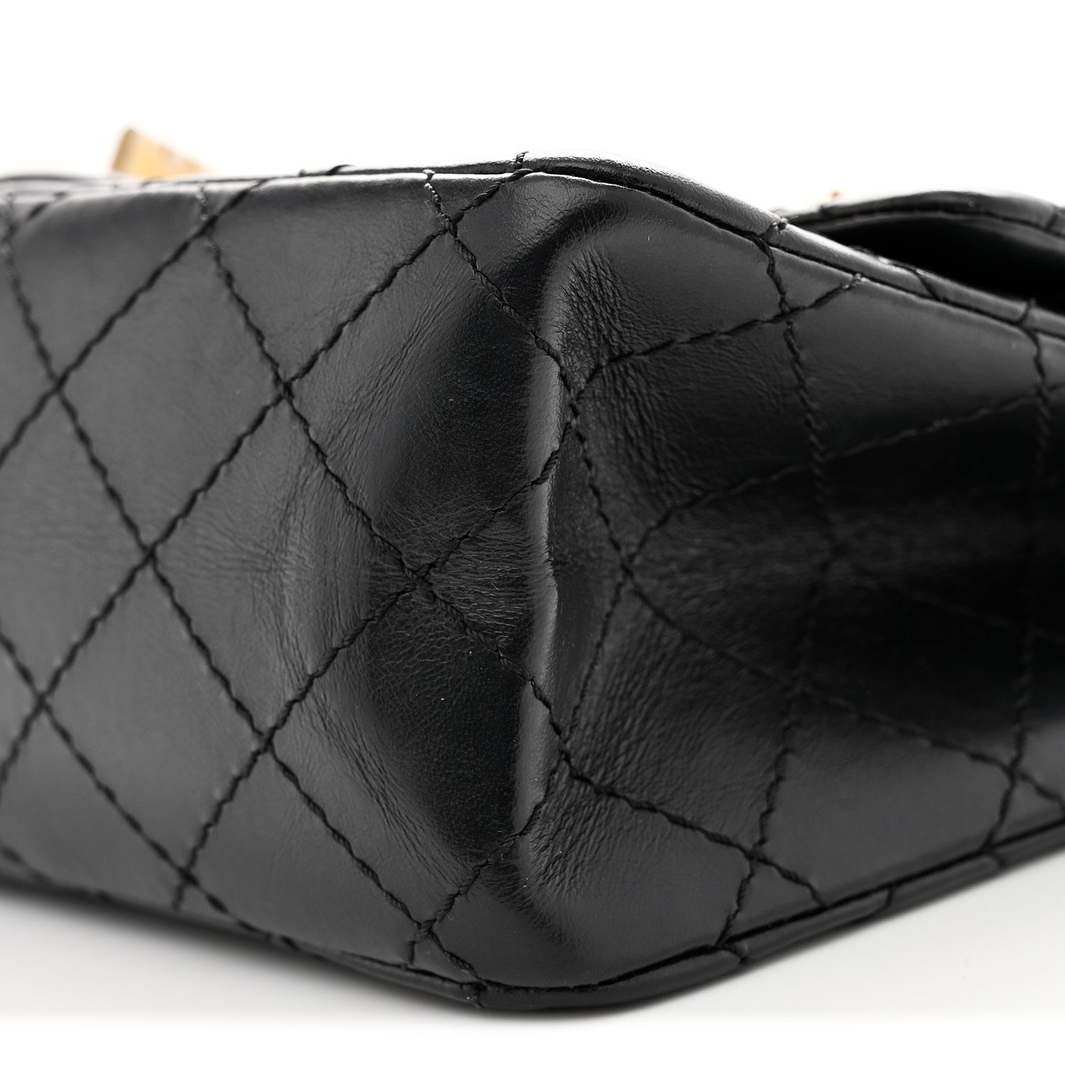 Aged Calfskin Lucky Charms 2.55 Reissue 225 Flap Black