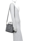 Baby Drummed Calfskin Nano Luggage Kohl