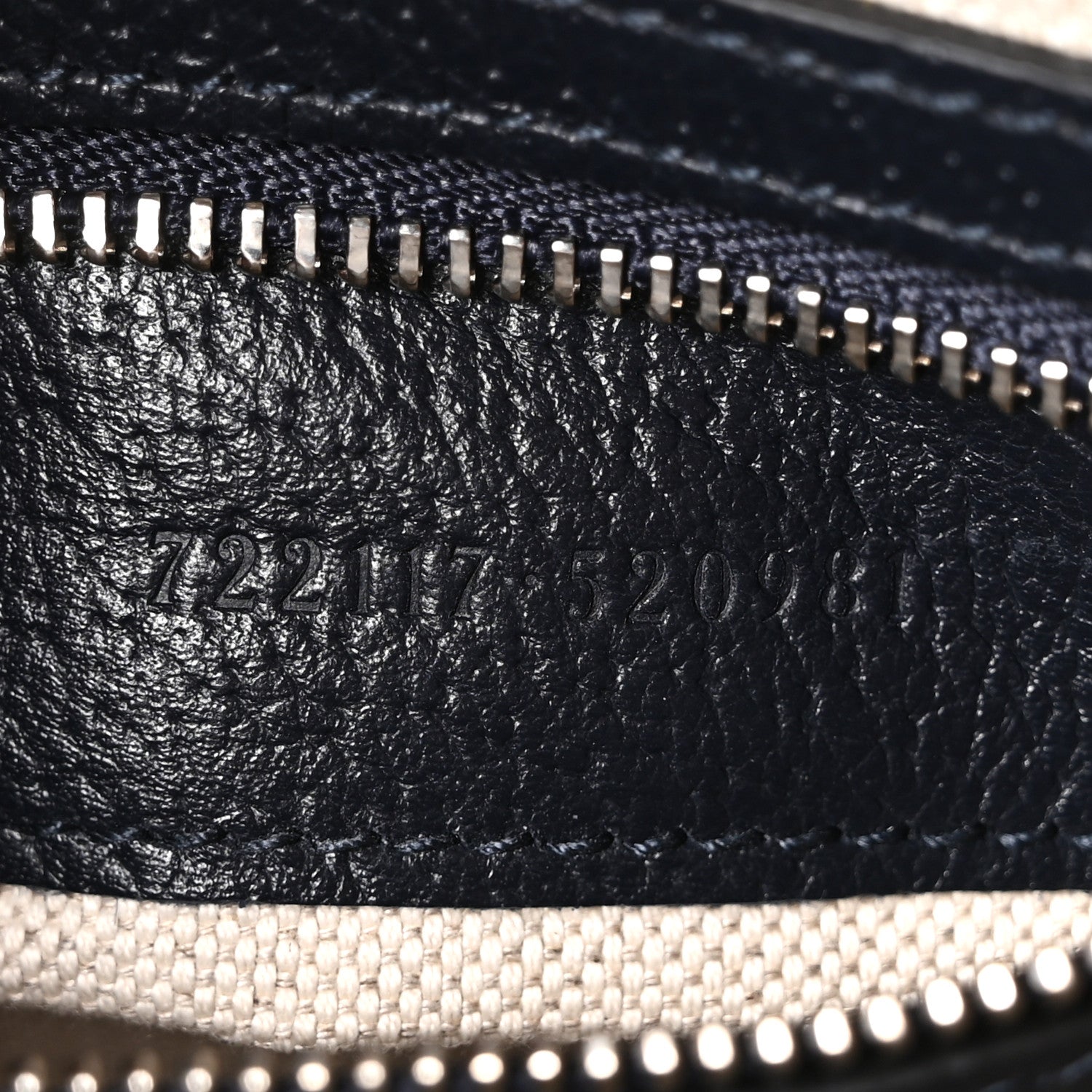 GG Supreme Monogram Textured Dollar Calfskin Web Studded Mini Ophidia Flap Shoulder Bag Beige Blue