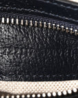 GG Supreme Monogram Textured Dollar Calfskin Web Studded Mini Ophidia Flap Shoulder Bag Beige Blue