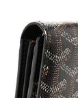 Goyardine Varenne Long Wallet Black