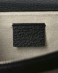 Pebbled Calfskin Small Dionysus Shoulder Bag Black
