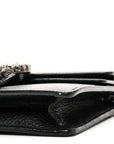 Calfskin Super Mini Dionysus Shoulder Bag Black