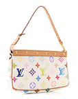 Monogram Multicolor Pochette Accessories White