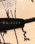 Canvas Embroidered Large Zodiac Book Tote Latte Multicolor