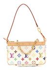 LV X TM Monogram Multicolor Pochette Accessories White